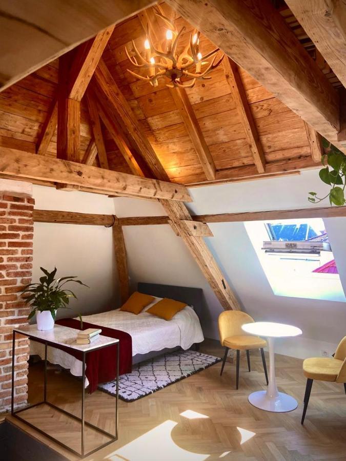 Ferienwohnung Un Petit Nid Atypique Au Coeur De Munster Munster  Exterior foto